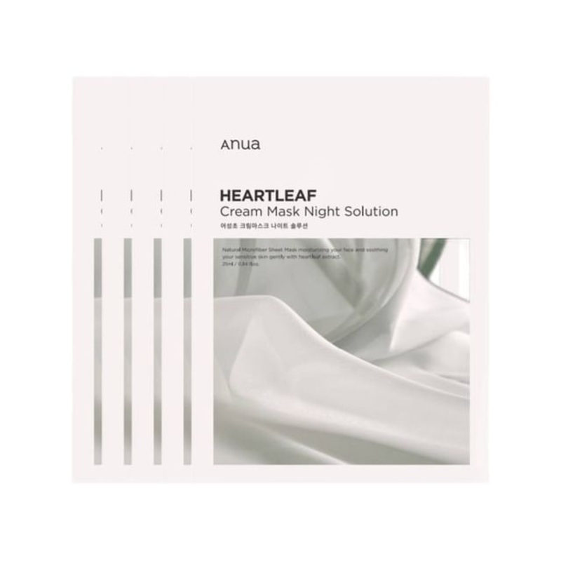 Anua - Heartleaf Cream Mask Night Solution Pack Bundle Set | YesStyle