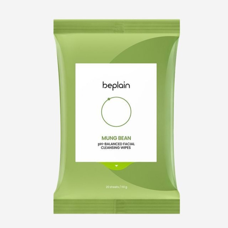 beplain - Mung Bean pH-balanced Facial Cleansing Wipes | YesStyle