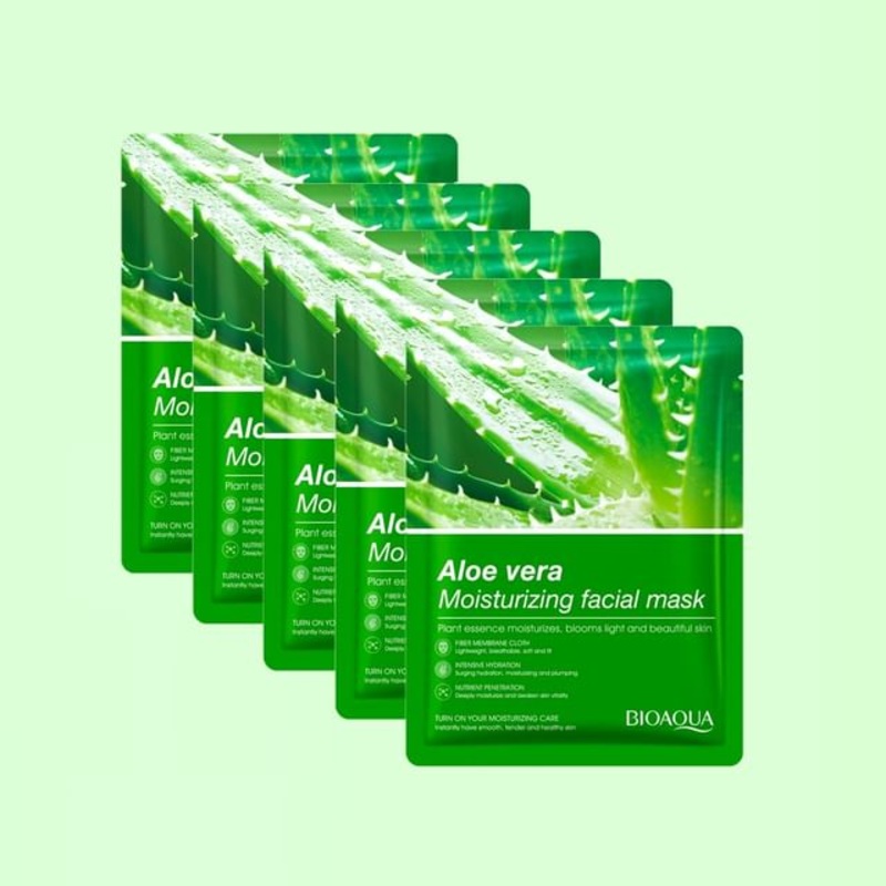 BIOAQUA - Aloe Vera Moisturizing Facial Mask Bundle Set | YesStyle