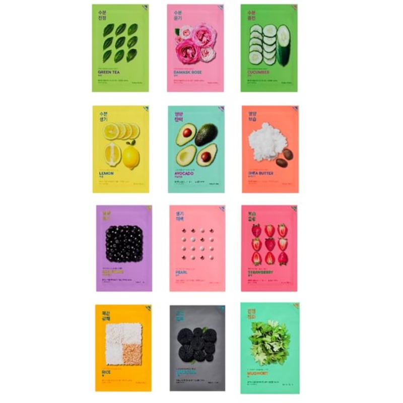 HOLIKA HOLIKA - Pure Essence Mask Sheet Bundle Set - 12 Types | YesStyle