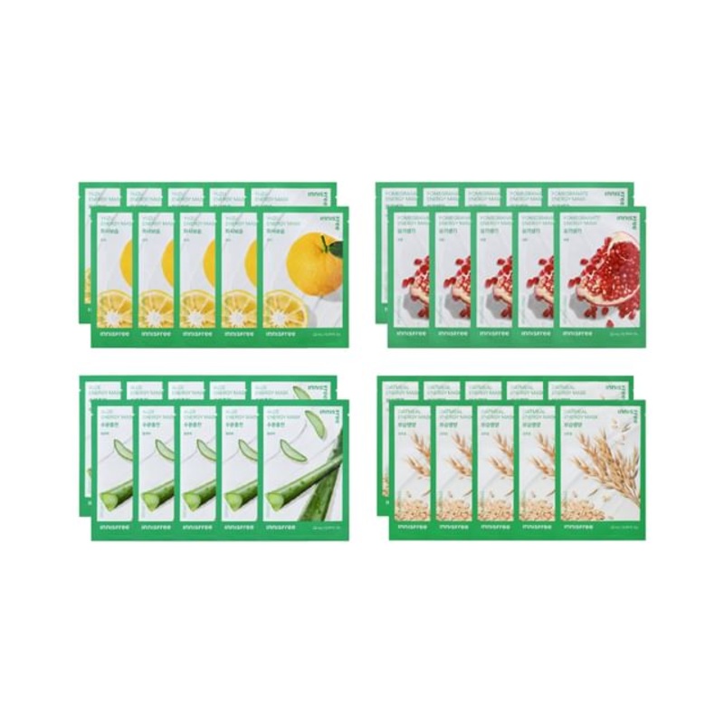 innisfree - Energy Mask Bundle Set - 10 Types | YesStyle