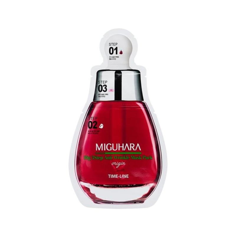 MIGUHARA - Big 3 Step Anti-Wrinkle Mask Pack Origin | YesStyle
