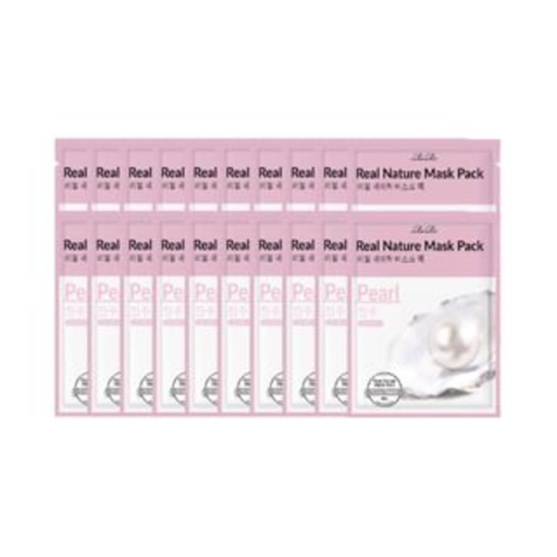 RiRe - Real Nature Mask Pack (Pearl) Set 20 pcs | YesStyle