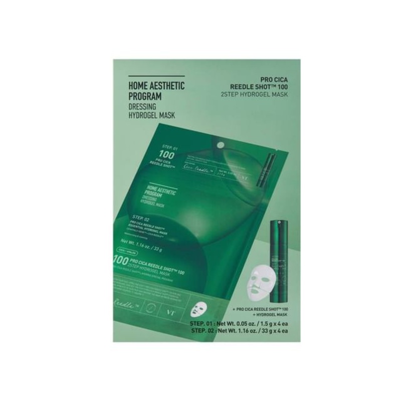 VT - Pro Cica Reedle Shot 100 2Step Hydrogel Mask Set | YesStyle
