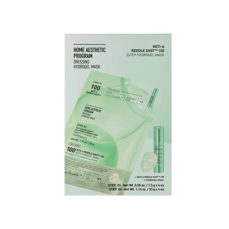 VT - Reti-A Reedle Shot 100 2Step Hydrogel Mask Set | YesStyle
