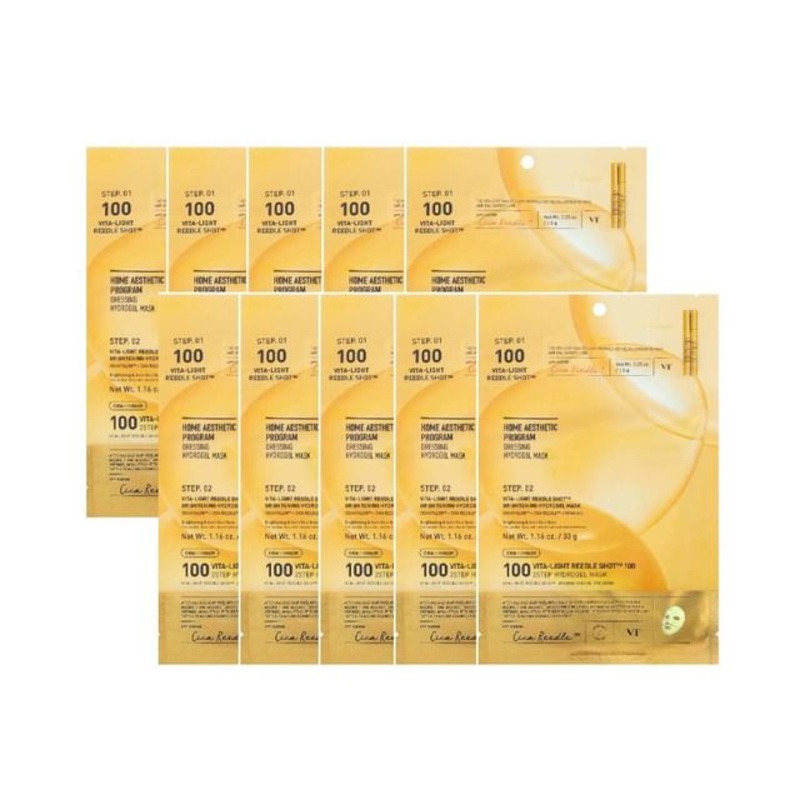 VT - Vita-light Reedle Shot 100 2Step Hydrogel Mask Bundle Set | YesStyle