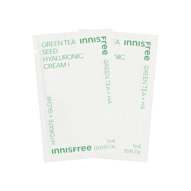 innisfree - Green Tea Seed Hyaluronic Cream Sachet Bundle Set | YesStyle