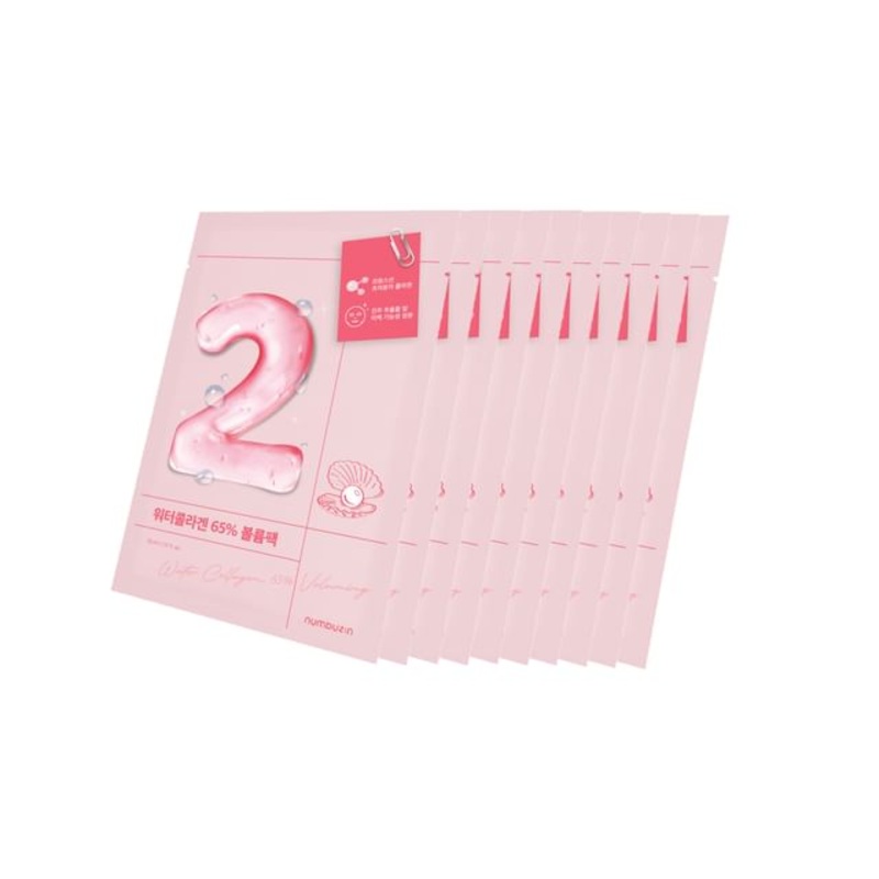 numbuzin - No. 2 Water Collagen 65% Voluming Sheet Mask Bundle Set | YesStyle