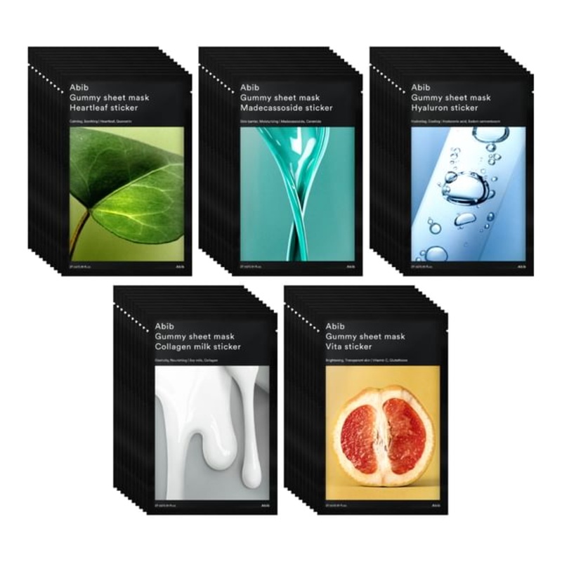 Abib - Gummy Sheet Mask Set - 5 Types | YesStyle