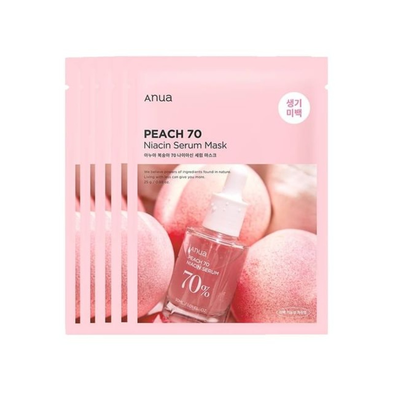 Anua - Peach 70 Niacin Serum Mask Bundle Set | YesStyle