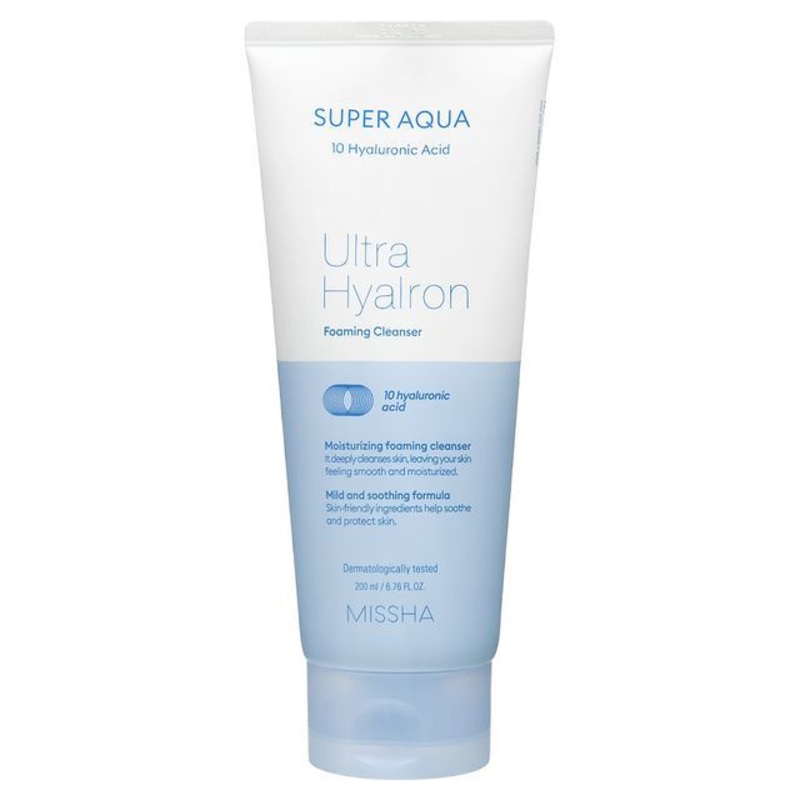 MISSHA - Super Aqua Ultra Hyalron Foaming Cleanser | YesStyle