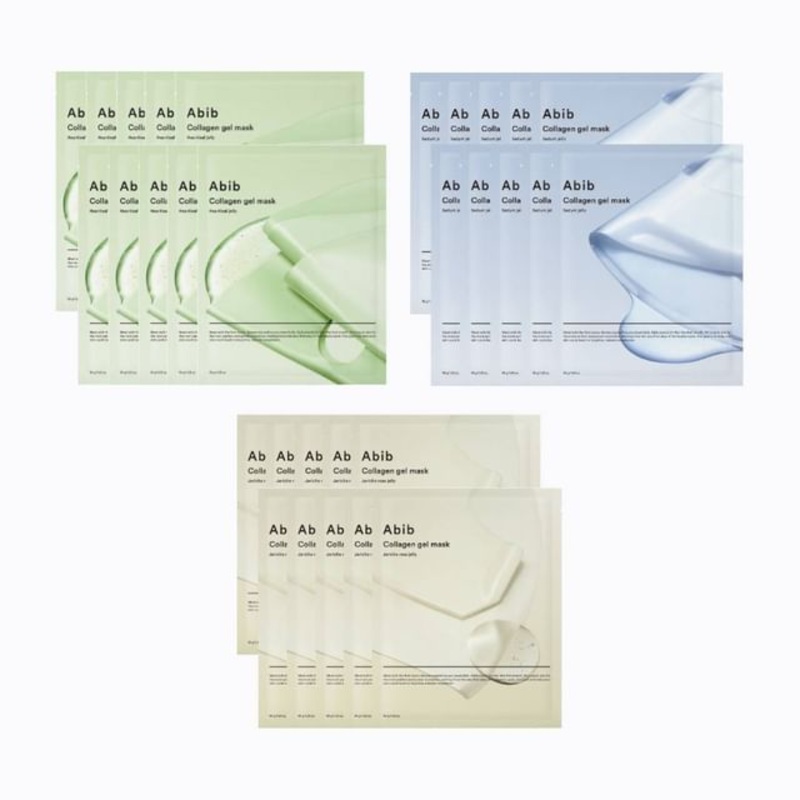 Abib - Collagen Gel Mask Bundle Set - 3 Types | YesStyle