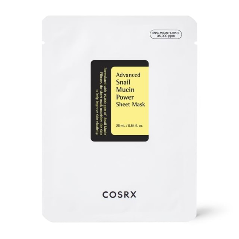 COSRX - Advanced Snail Mucin Power Sheet Mask | YesStyle