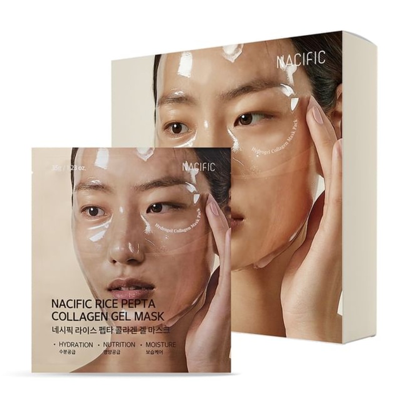 Nacific - Rice Pepta Collagen Gel Mask Set | YesStyle