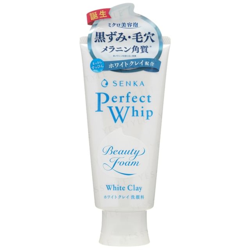 Shiseido - Senka Perfect Whip White Clay Beauty Face Foam | YesStyle