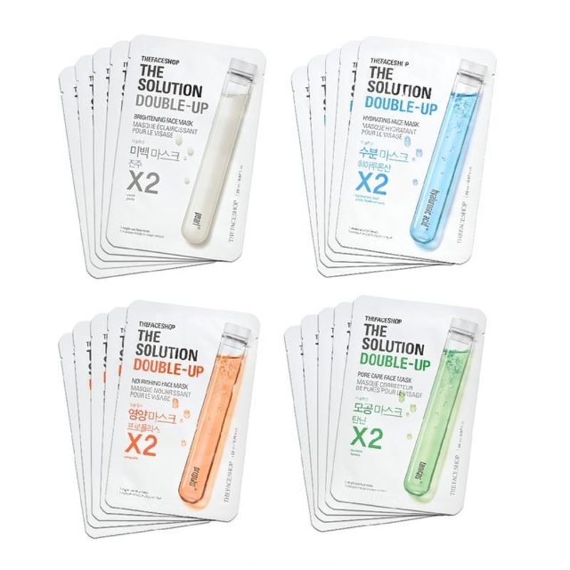 THE FACE SHOP - The Solution Mask Sheet Set 5 pcs - 7 Types | YesStyle