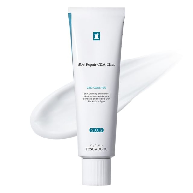 TOSOWOONG - SOS Repair Cica Clinic Zinc Oxide 10% Cream 50g | YesStyle