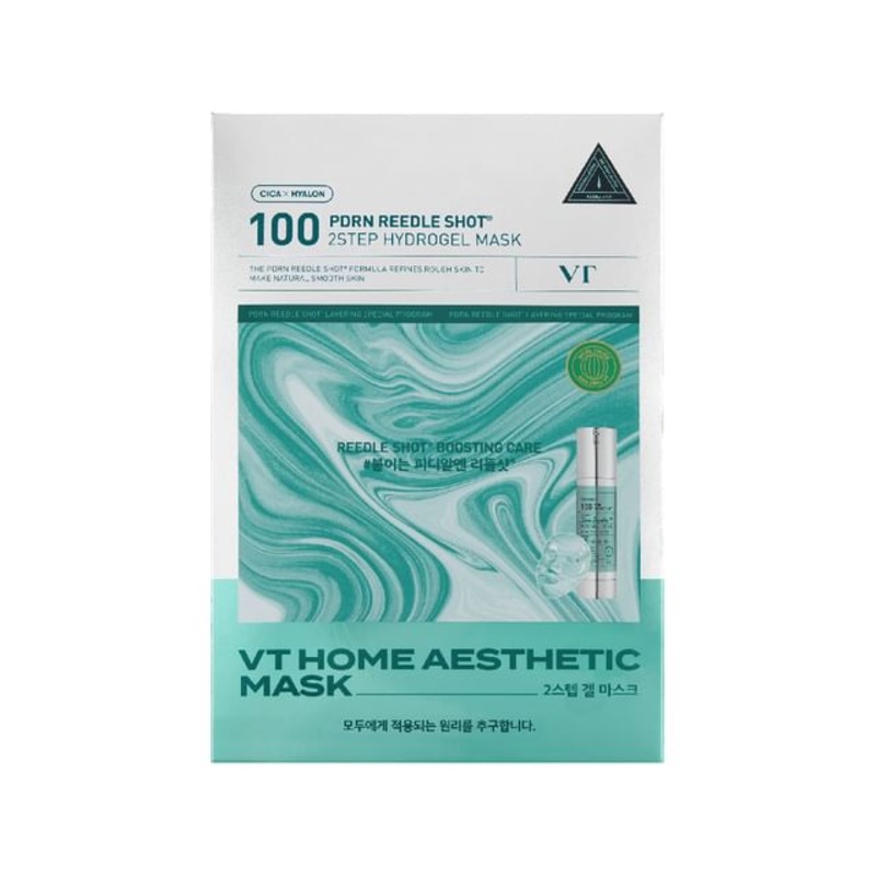VT - PDRN Reedle Shot 100 2Step Hydrogel Mask Set 36.5g x 5 sheets | YesStyle