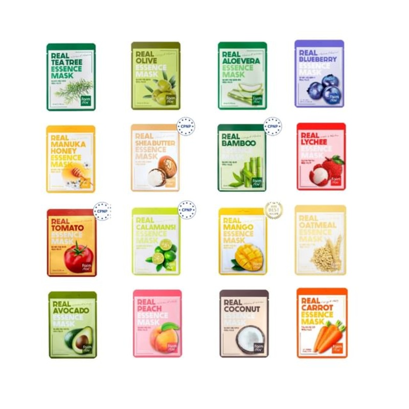 Farm Stay - Real Essence Mask - 16 Types | YesStyle