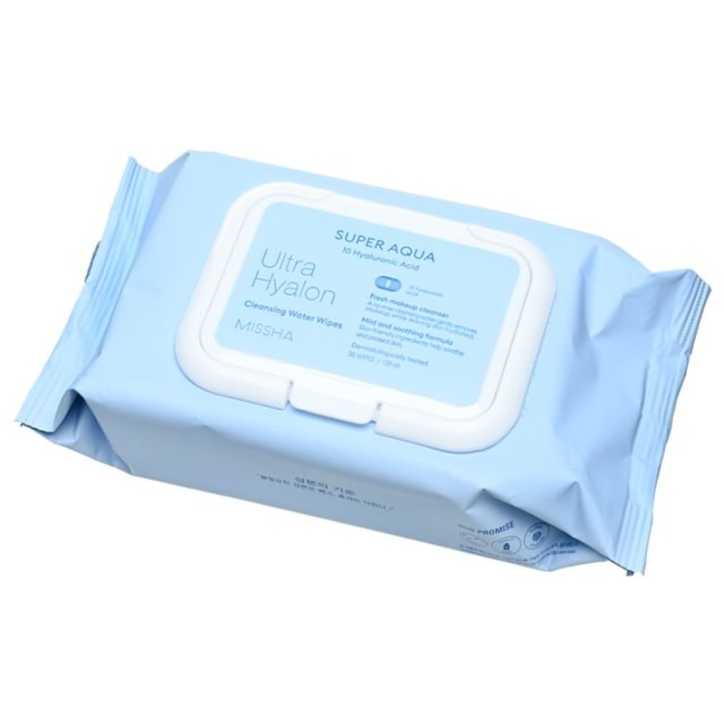 MISSHA - Super Aqua Ultra Hyalron Cleansing Water Wipes | YesStyle