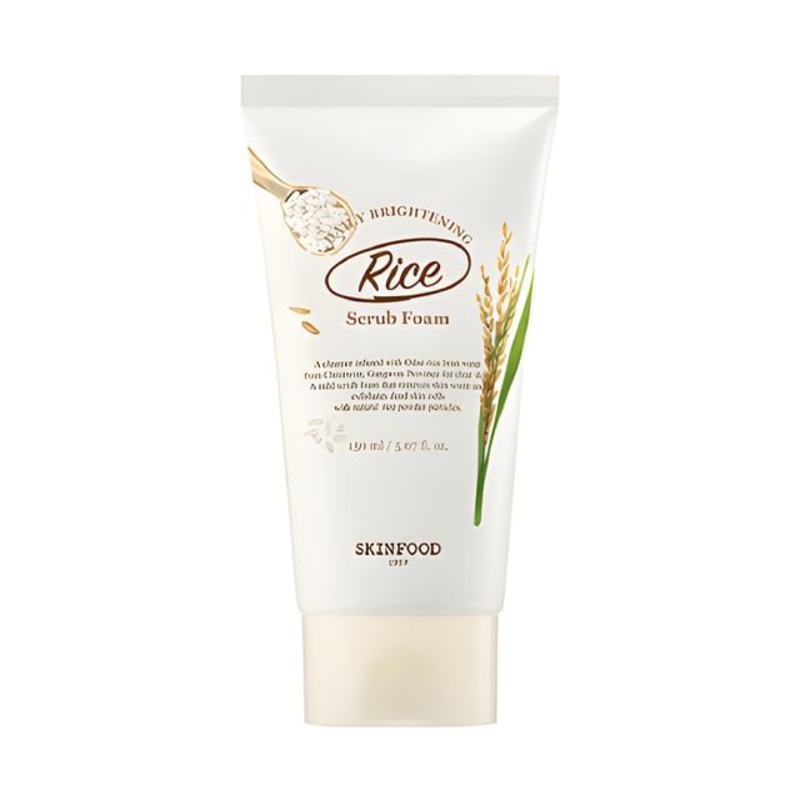 SKINFOOD - Rice Daily Brightening Scrub Foam 150ml | YesStyle