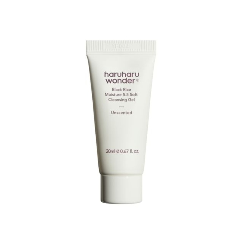 haruharu wonder - Black Rice Moisture 5.5 Soft Cleansing Gel Mini | YesStyle