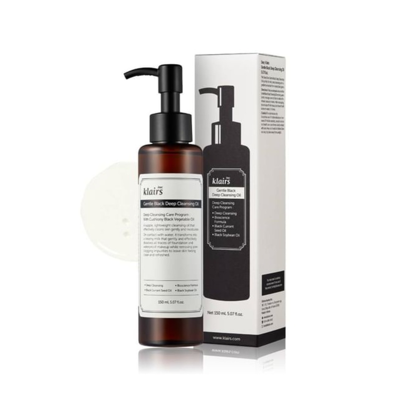 Dear, Klairs - Gentle Black Deep Cleansing Oil | YesStyle