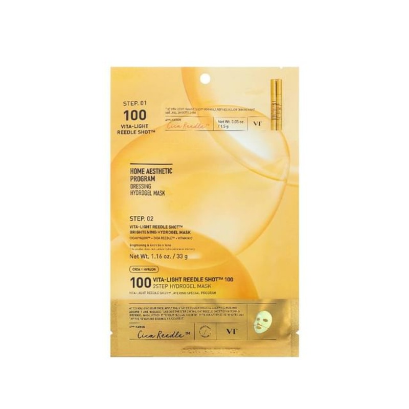 VT - Vita-light Reedle Shot 100 2Step Hydrogel Mask | YesStyle