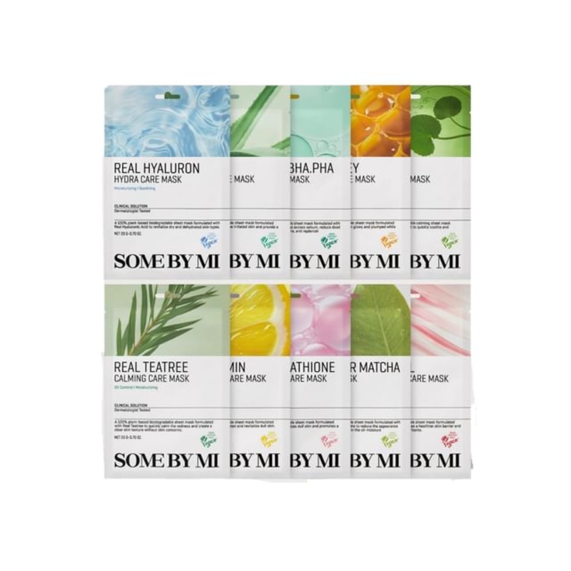 SOME BY MI - Real Care Mask - 10 Types | YesStyle