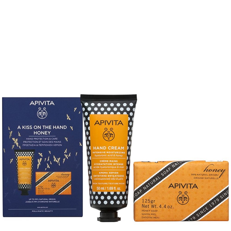 Apivita Kiss on the Hand Honey Gift Set