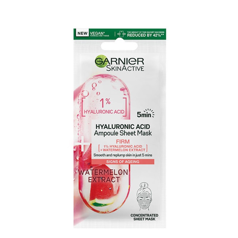 Garnier SkinActive Hyaluronic Acid Watermelon Extract Sheet Mask