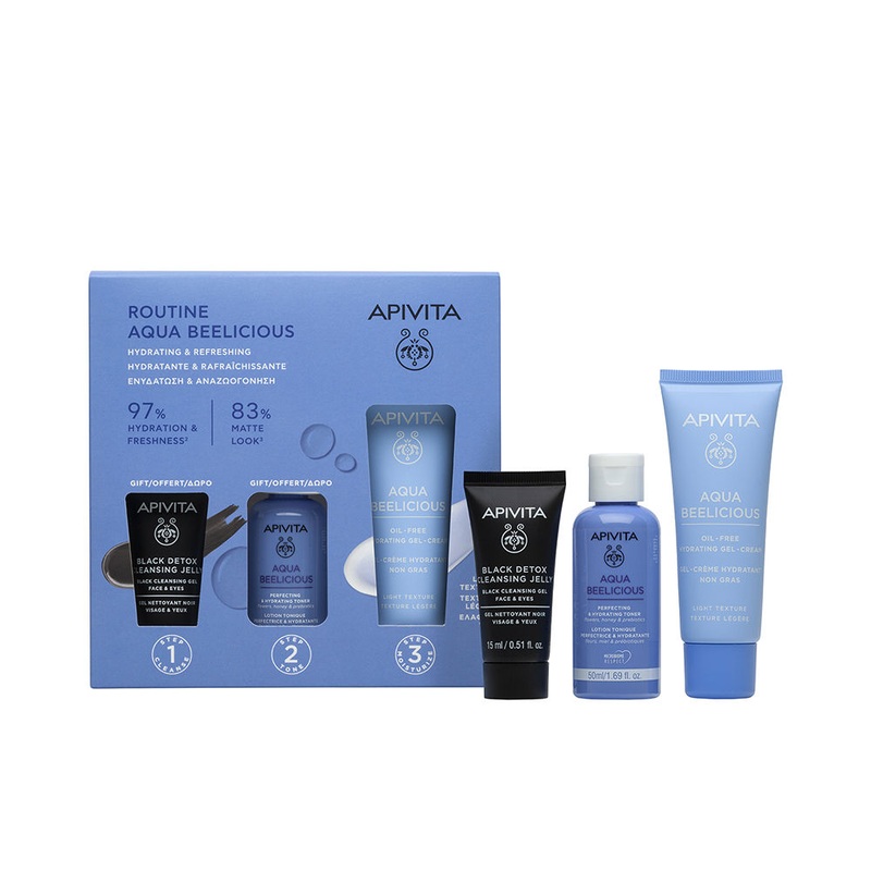 Apivita Aqua Beelicious Skincare Routine Set