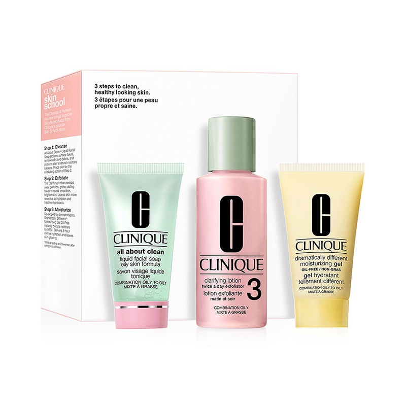 Clinique 3 Step System For Combination-Oily Skin Gift Set