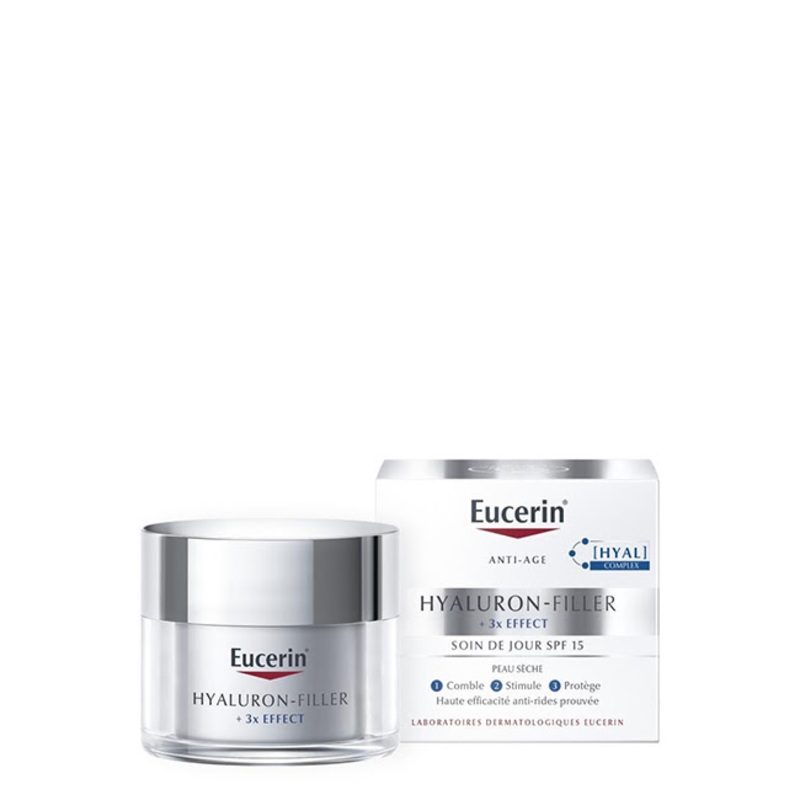 Eucerin Hyaluron-Filler x3 Effect SPF15 Day Cream Dry Skin 50ml