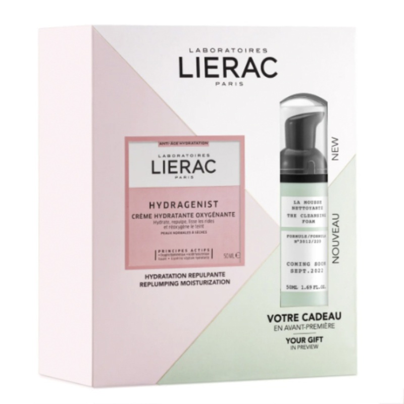 Lierac Hydragenist Cream + Cleansing Foam Set