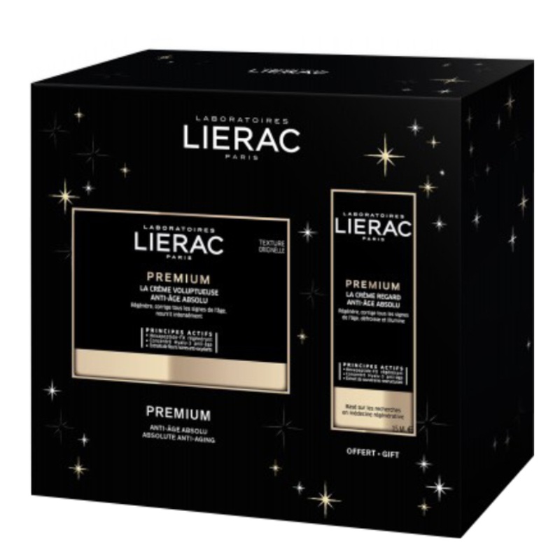 Lierac Premium Voluptuous Cream + The Eye Cream Absolute Anti-Aging Gift Set