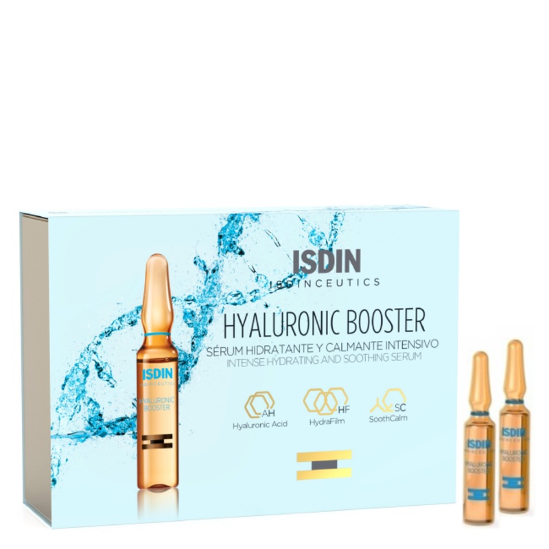 Isdin Isdinceutics Hyaluronic Booster Moisturizing Serum Ampoules 10pc