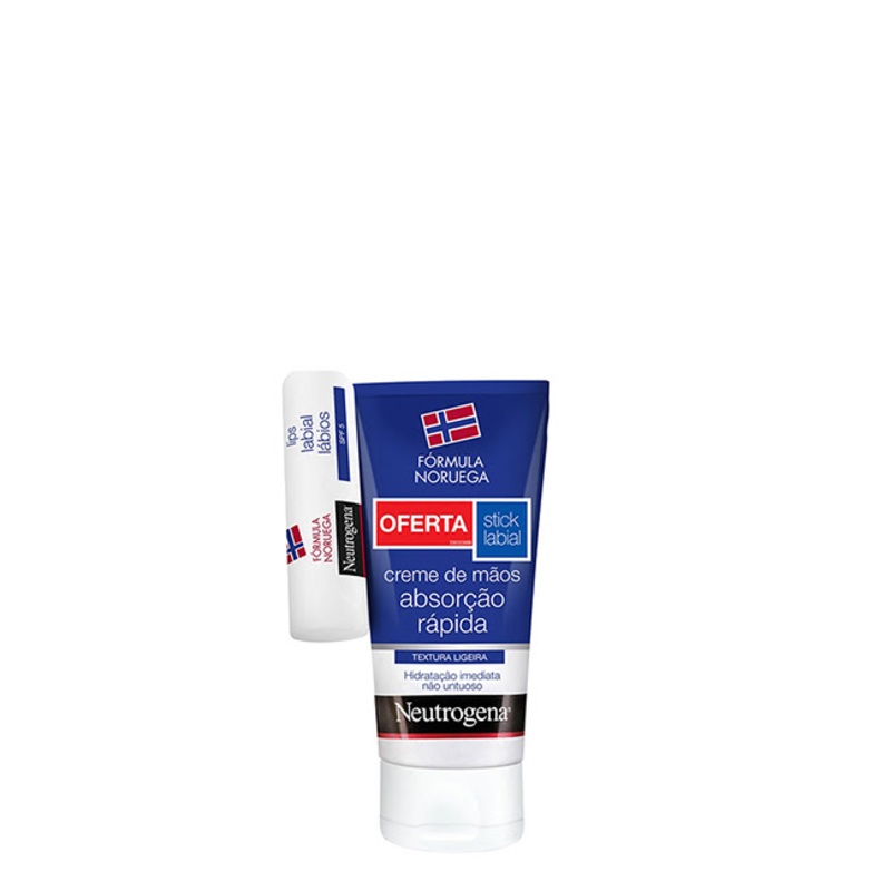 Neutrogena Fast Absorbing Hand Cream + Lip Stick Kit