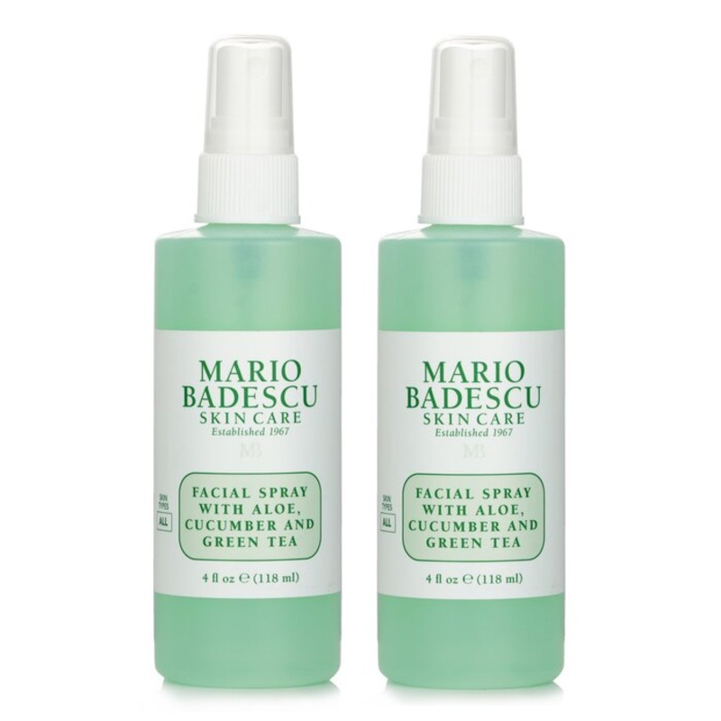 1+1 SetFacial Spray With Aloe, Cucumber And Green Tea - For All Skin Types Size: 118ml/4oz x2 Weight: 0.32KG