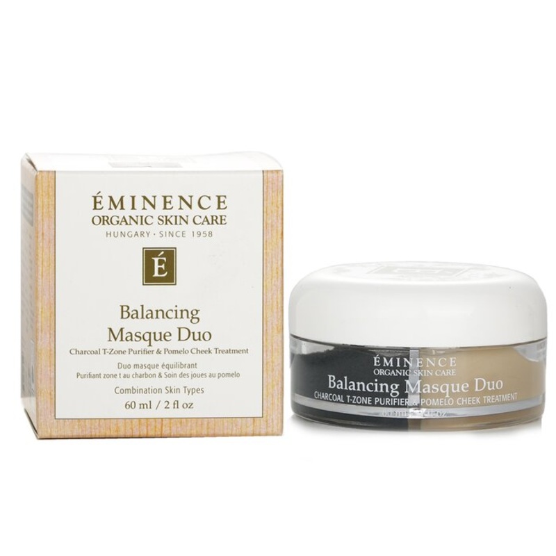 Balancing Masque Duo: Charcoal T-Zone Purifier & Pomelo Cheek Treatment - For Combination Skin Types Size: 60ml/2oz Weight: 0.12KG