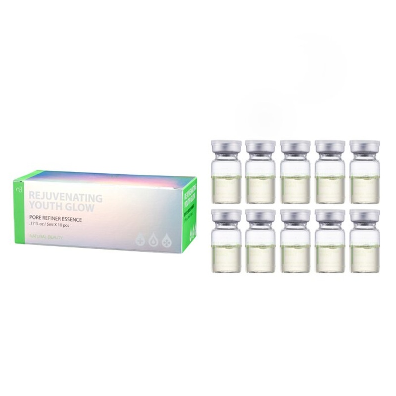 (USE WITH MACHINE) Rejuvenating Youth Glow Pore Refiner Essence (Exp Date: 11/2025) Size: 10x 5ml/0.17oz Weight: 0.23KG