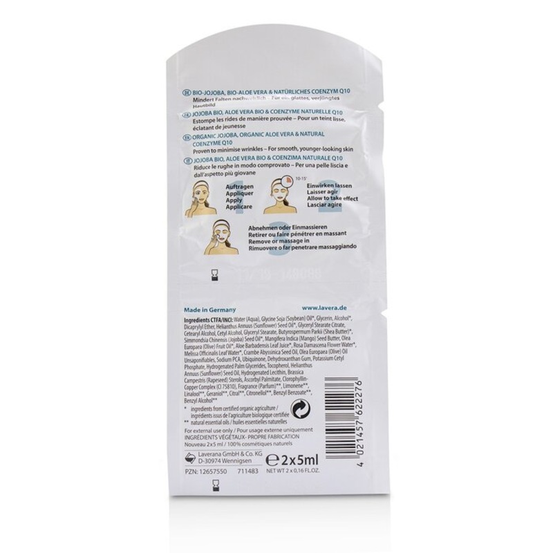 Basis Sensitiv Q10 Anti-Ageing Mask Size: 2 x5ml Weight: 0.01KG