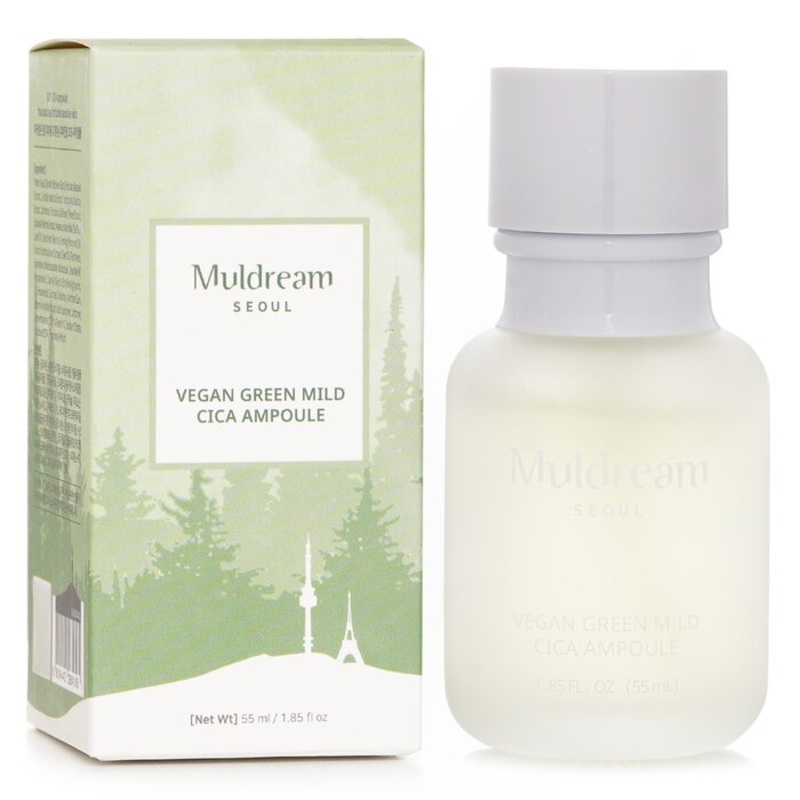 Vegan Green Mild Cica Ampoule Size: 55ml/1.85oz Weight: 0.19KG