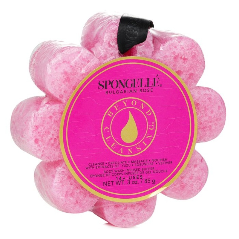 Wild Flower Soap Sponge - Bulgarian Rose (Pink) Size: 1pc/85g Weight: 0.10KG