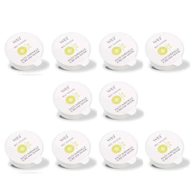 Bee Venom Anti-Wrinkle Cream Mask Size: 8mlx10pcs Weight: 0.10KG