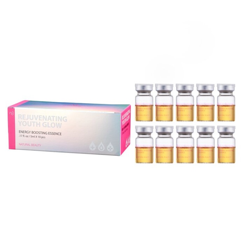 (USE WITH MACHINE) Rejuvenating Youth Glow Energy Boosting Essence (Exp Date: 12/2025) Size: 10x 5ml/0.17oz Weight: 0.23KG