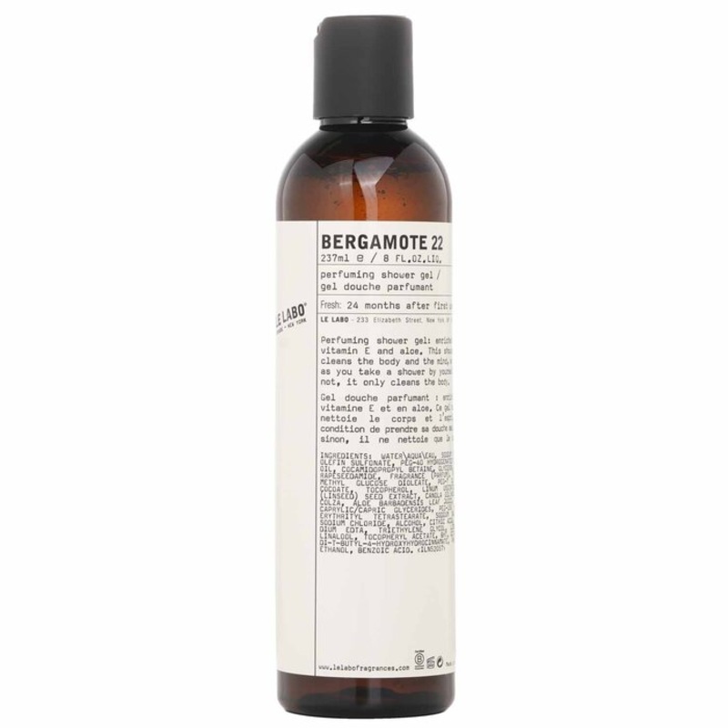 Bergamote 22 Shower Gel Size: 237ml Weight: 0.28KG