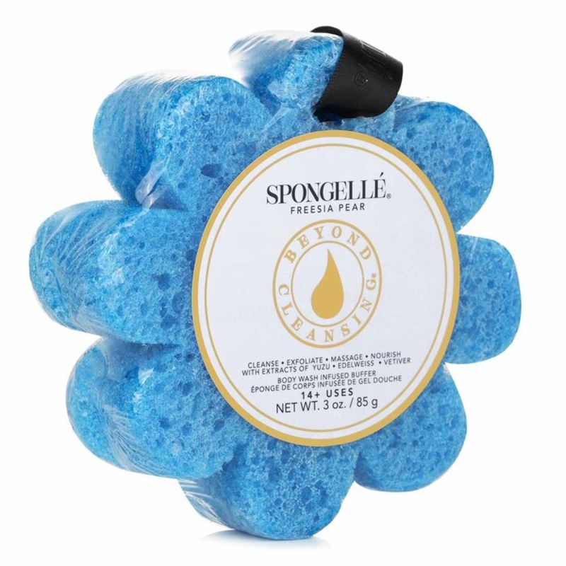 Wild Flower Soap Sponge - Freesia Pear (Blue) Size: 1pc/85g Weight: 0.10KG