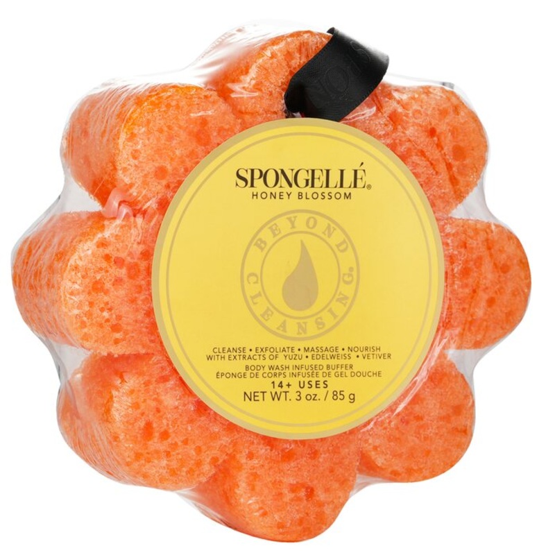 Wild Flower Soap Sponge - Honey Blossom (Orange) Size: 1pc/85g Weight: 0.11KG