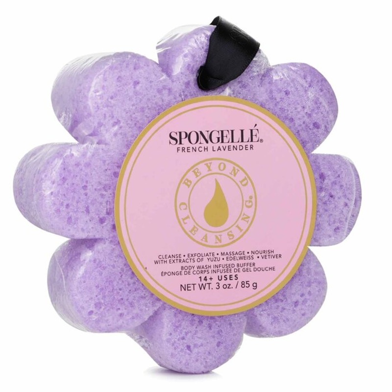Wild flower Soap Sponge - French Lavender (Purple) Size: 1pc Weight: 0.12KG